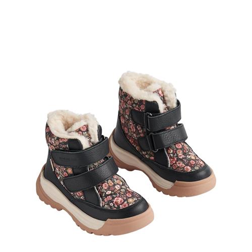 Wheat Millas Tex Vinterstøvler Raven Wild Flowers 27 EU  Sort  27 EU  Unisex