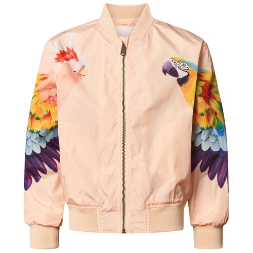 Molo Haliva Jacket Fantasy Parrots 110 cm  Orange.  110 cm  Unisex