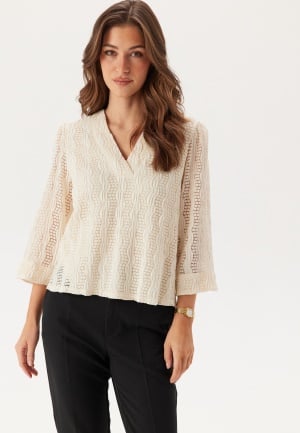 VILA Vilumena V-neck 3/4 TOP TOP To Birch XL