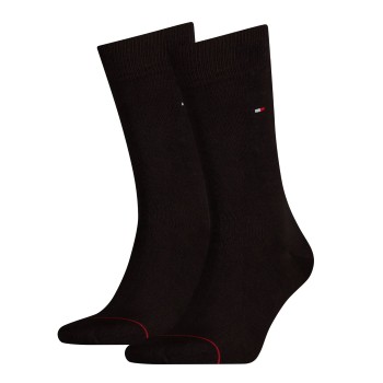 Tommy Hilfiger Legwear Tommy Hilfiger Strømper 2P Men Classic Sock Mørkbrun  Str 47/49 Herre