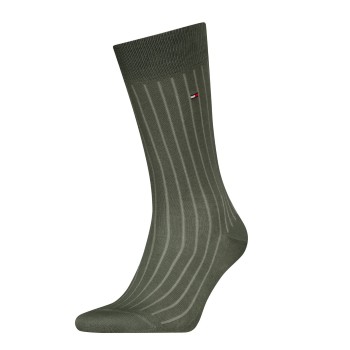 Tommy Hilfiger Legwear Tommy Hilfiger Strømper Premium Rib Crew Socks Grøn Str 47/48 Herre