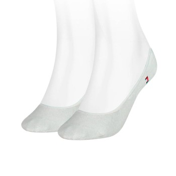 Tommy Hilfiger Legwear Tommy Hilfiger Strømper 2P Women Invisible Footie Socks Hvid Str 39/42 Dame