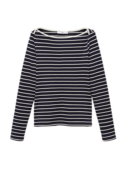 MANGO Shirts 'FRENCHI'  navy / hvid