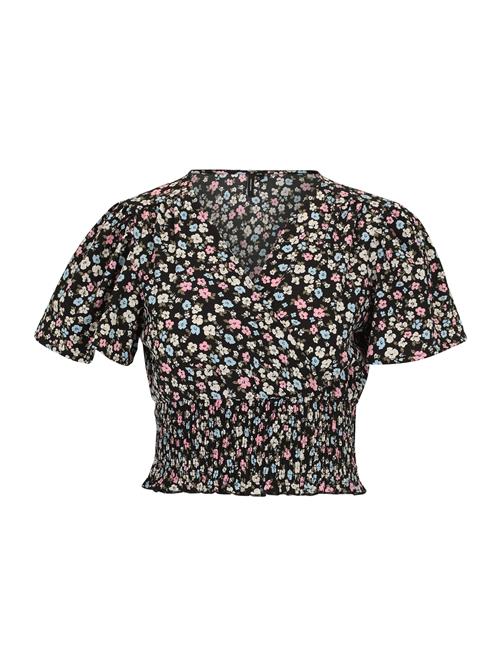 Vero Moda Petite Bluse 'VMPAGE'  lyseblå / oliven / lyserød / sort