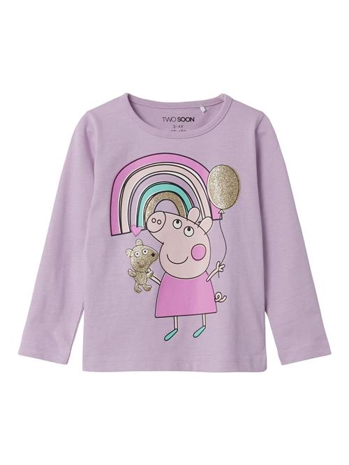 TWO SOON Bluser & t-shirts 'Peppa Wutz'  turkis / guld / lilla / eosin