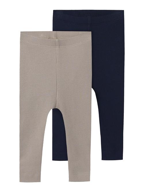 TWO SOON Leggings  natblå / taupe
