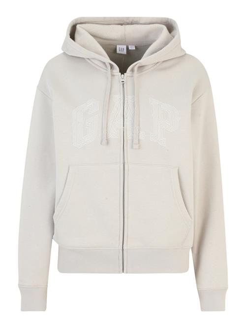 Gap Petite Sweatjakke 'HERITAGE'  hvid / uldhvid