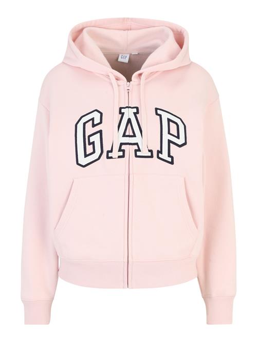 Gap Petite Sweatjakke 'HERITAGE'  rosé / sort / hvid