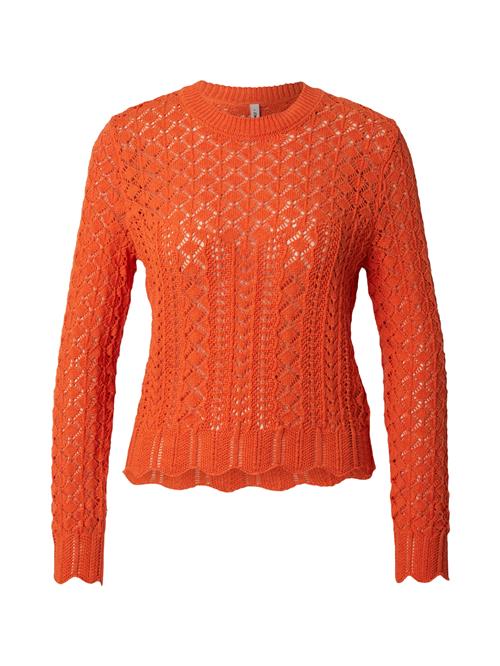 ONLY Pullover 'ONLSAGA'  orangerød