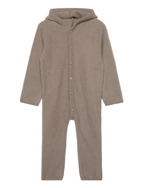 Wool Fleece Suit Ata Wheat Beige