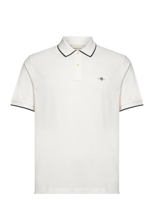 Framed Tipping Ss Polo GANT White