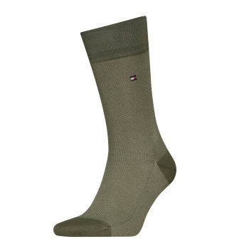 Tommy Hilfiger Legwear Tommy Hilfiger Strømper Men Premium Birdseye Socks Grøn Str 47/48 Herre