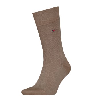 Tommy Hilfiger Legwear Tommy Hilfiger Strømper Men Premium Birdseye Socks Brun Str 45/46 Herre