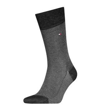 Tommy Hilfiger Legwear Tommy Hilfiger Strømper Men Premium Birdseye Socks Mørkgrå  Str 47/48 Herre