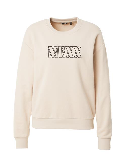 Se MEXX Sweatshirt  lysebeige / sort ved About You