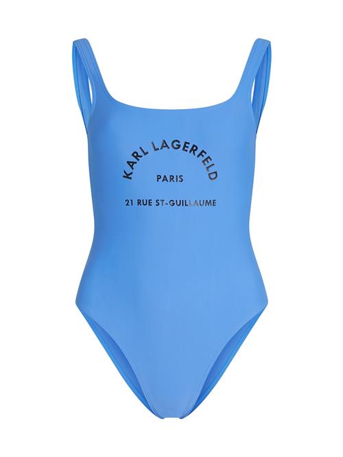 Karl Lagerfeld Badedragt 'Rue St-Guillaume'  azur / sort