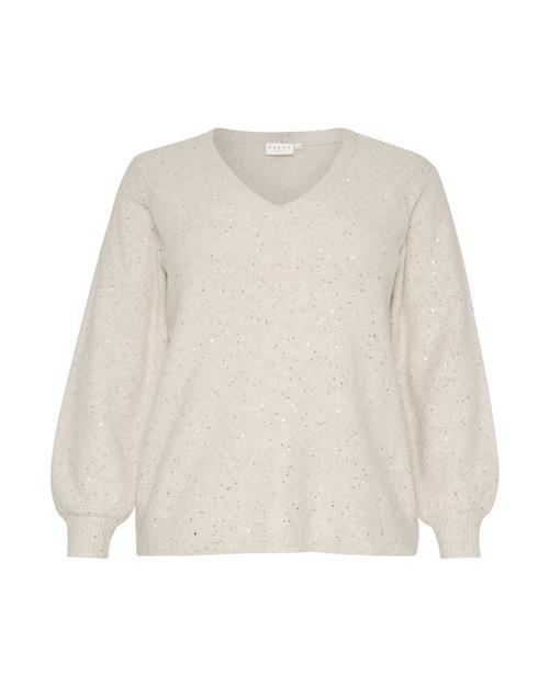 KAFFE CURVE Pullover 'Luela'  creme