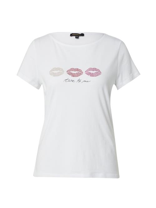 MORE & MORE Shirts 'Lips'  sort / hvid