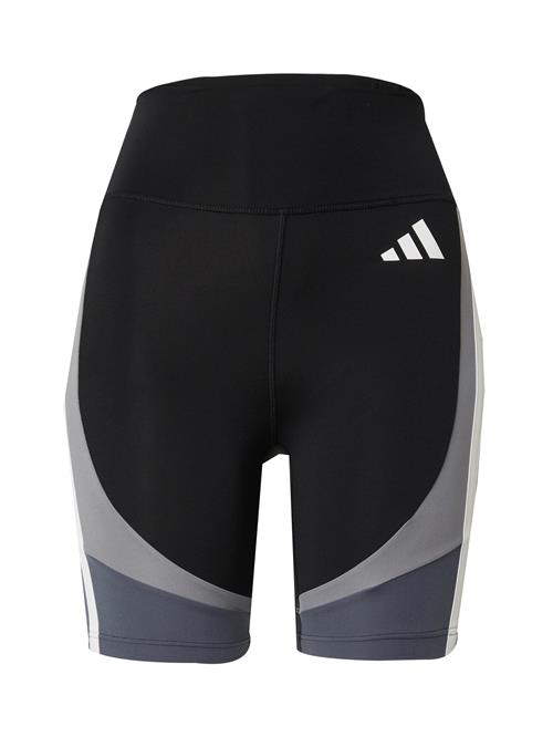 ADIDAS PERFORMANCE Sportsbukser  grå / basalgrå / sort / hvid