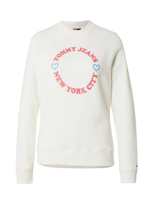 Tommy Jeans Sweatshirt 'NYC'  lyseblå / lyserød / hvid