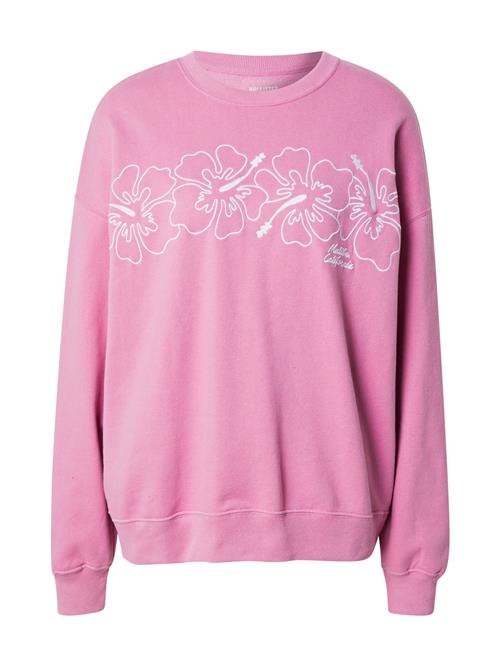 HOLLISTER Sweatshirt  lyserød / hvid