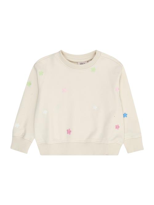 Only Mini Sweatshirt 'KMGLavina'  kit / azur / lysegrøn / lyserød