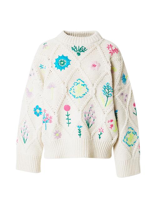 Essentiel Antwerp Pullover 'Hadream'  azur / gul / pink / offwhite