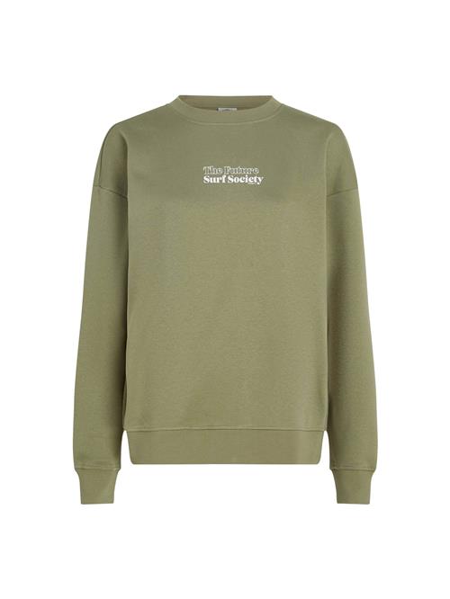 Se O'NEILL Sweatshirt 'Future Surf Society'  oliven / hvid ved About You