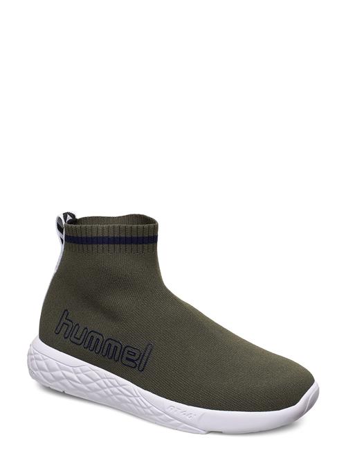 Terrafly Sock Runner Jr Hummel Green