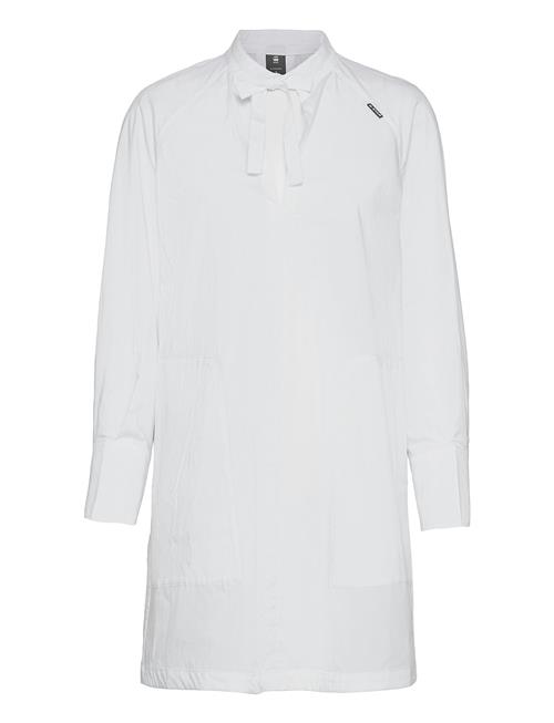 V-Neck Tunic Dress L\S G-Star White