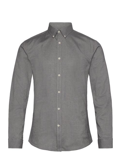 Oxford Superflex Shirt L/S Lindbergh Grey