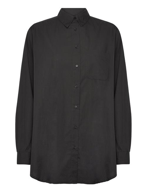 Gaia Shirt Poplin Moshi Moshi Mind Black