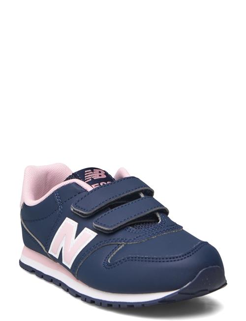 Se New Balance 500 Kids Hook & Loop New Balance Navy ved Booztlet