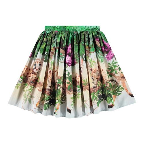 Molo Bonnie Skirt Fluffy Pumas 122/128 cm  Grøn  122/128 cm  kvinde