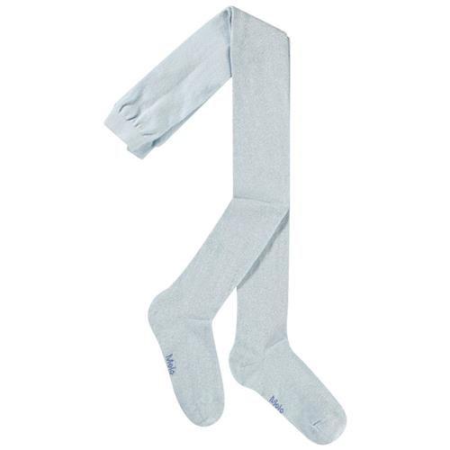 Molo Glitter Tights Skywriting 92/98 cm  Blå  92/98 cm  Unisex