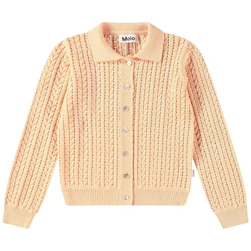 Molo Gwendolyn Knitted Cardigan Pale Melon 146/152 cm  Orange.  146/152 cm  kvinde