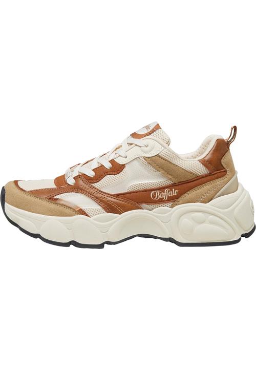 BUFFALO Sneaker low  lysebeige / mørkebeige / cognac