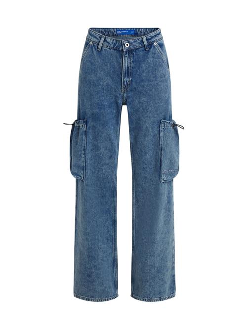 Se KARL LAGERFELD JEANS Cargojeans  mørkeblå ved About You