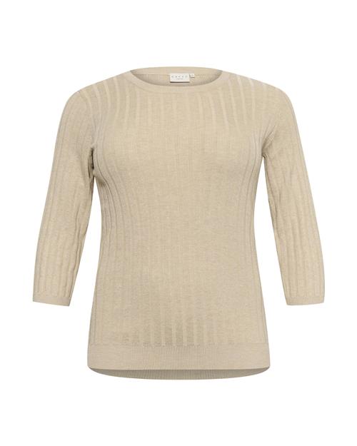 Se KAFFE CURVE Pullover 'Lizzy'  beige ved About You