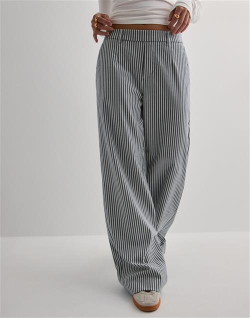 OBJECT - Grå - Objlisa Wide Pant Aop Noos
