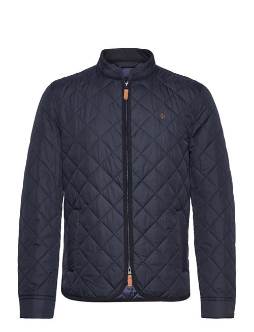 Teddy Quilted Jacket Morris Navy