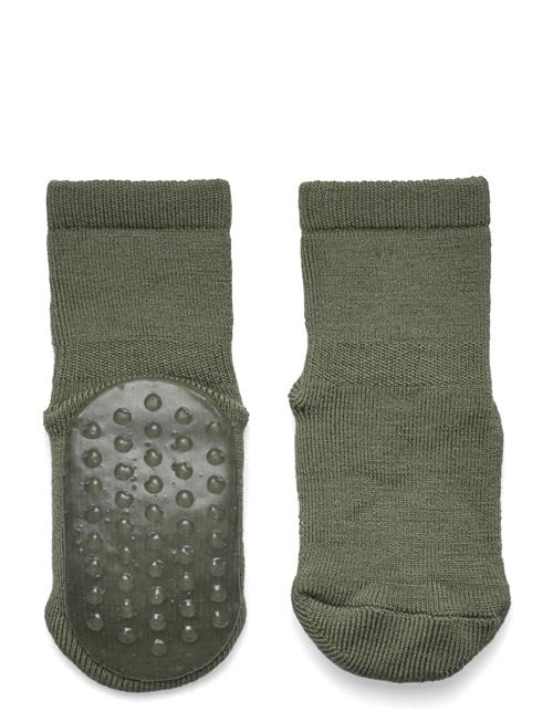 Wool Socks - Anti-Slip Mp Denmark Green