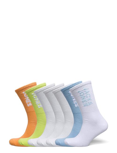 Jack & Jones Jacframe Logo Tennis Sock 7 Pack Jack & J S Green