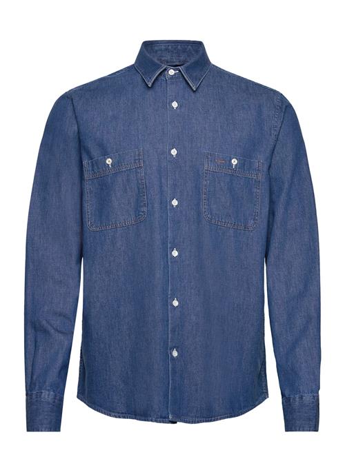 Mmggibson Denim Spring Shirt Mos Mosh Gallery Blue