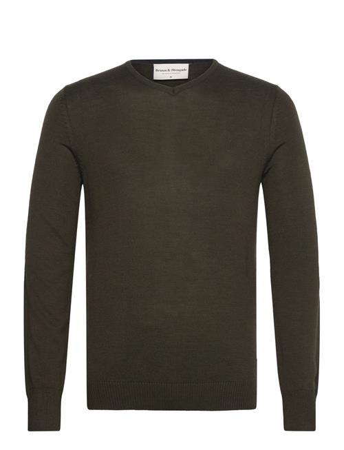 Bs Uranus Regular Fit Knitwear Bruun & Stengade Khaki