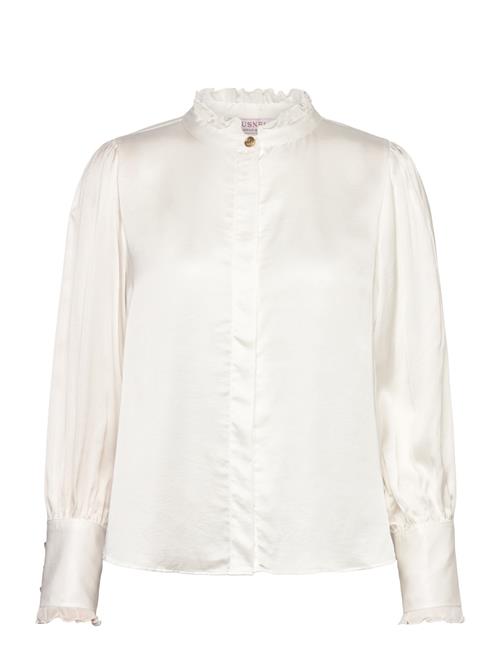 Nirva Satin Blouse BUSNEL White