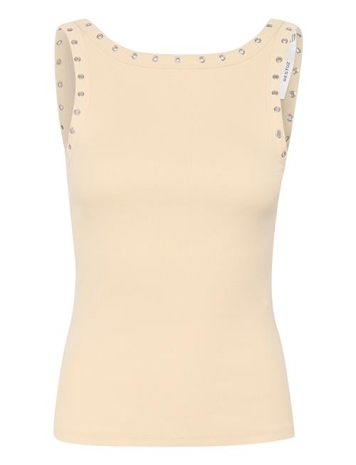 Gzdrew Reversible Eyelet Top Gestuz Cream