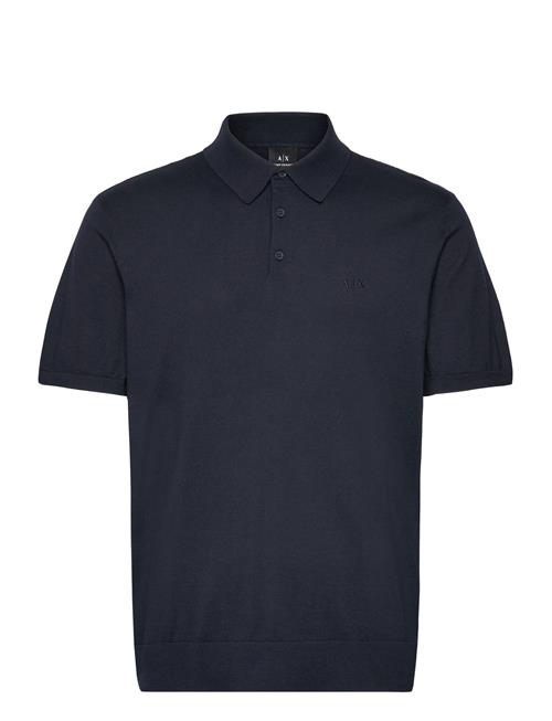 Knit Polo Armani Exchange Navy