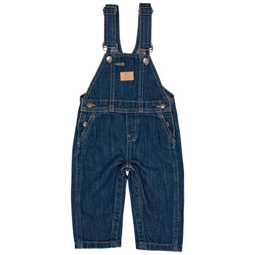 Copenhagen Colors Organic Baby Overalls  Dark Indigo Blue Washed 74 cm  Blå  74 cm  Unisex