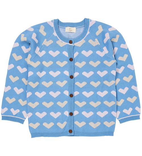 Copenhagen Colors Cardigan - Strik - Sky Blue Comb